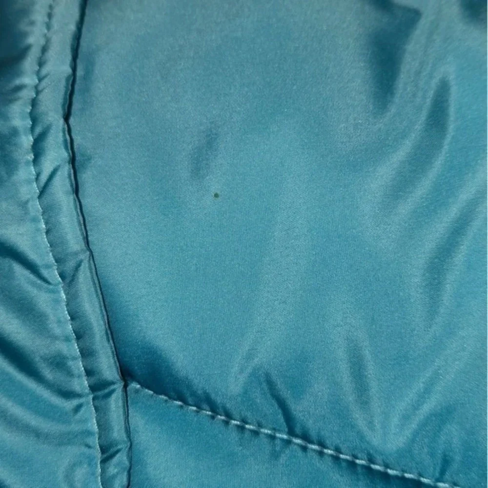 Arizona Jean Co Girls XL 18.5 Plus Ombre Puffer Jacket Faux Fur Hood Winter Coat